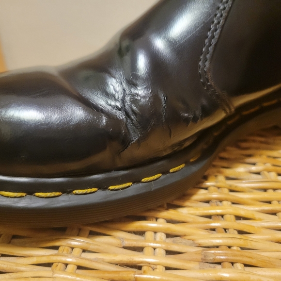 2976 vintage Dr. Marten made in England Chelsea boots -black size M8/W9 - Picture 9 of 14